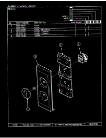 02 - Control Panel parts for Magic Chef Microwave M5HW-1 from AppliancePartsPros.com