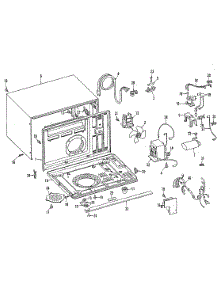 02 - Component Mounting Plate parts for Magic Chef Microwave M71B-10 from AppliancePartsPros.com