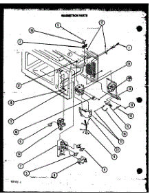 05 - Magnetron Parts parts for Amana Microwave M84TMA / P7814404M from AppliancePartsPros.com