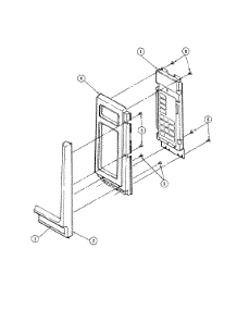 02 - Control System parts for Admiral Microwave MA41F-10P from AppliancePartsPros.com
