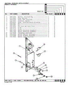 04 - Interlock Switch Assy. parts for Admiral Microwave MA41F-14T from AppliancePartsPros.com