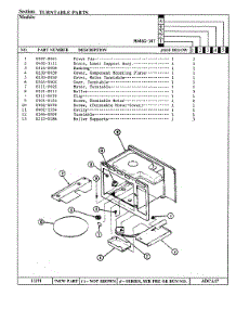 06 - Turntable parts for Admiral Microwave MA46G-14T from AppliancePartsPros.com