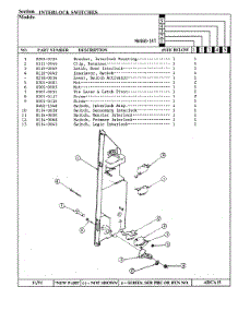 04 - Interlock Switches parts for Admiral Microwave MA46G-14T-B from AppliancePartsPros.com