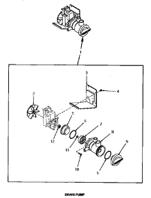 06 - Drain Pump parts for Amana Washer MA8800 from AppliancePartsPros.com