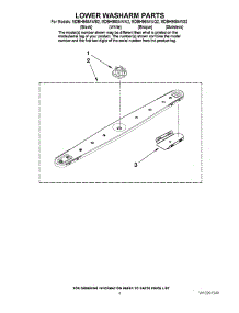 04 - Lower Washarm Parts parts for Maytag Dishwasher MDBH968AWQ2 from AppliancePartsPros.com
