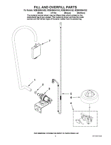 06 - Fill And Overfill Parts parts for Maytag Dishwasher MDBH968AWQ2 from AppliancePartsPros.com