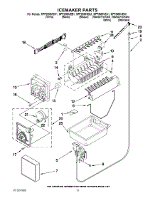 08 - Icemaker Parts parts for Maytag Refrigerator MFF2558VEA1 from AppliancePartsPros.com