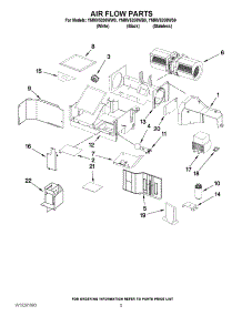 04 - Air Flow Parts parts for Maytag Microwave YMMV5208WW0 from AppliancePartsPros.com