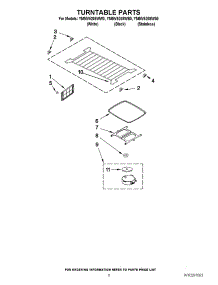 05 - Turntable Parts parts for Maytag Microwave YMMV5208WS0 from AppliancePartsPros.com