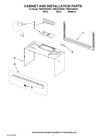06 - Cabinet And Installation Parts parts for Maytag Microwave YMMV5208WS0 from AppliancePartsPros.com