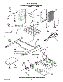 09 - Unit Parts parts for Maytag Refrigerator MSD2573VEW00 from AppliancePartsPros.com