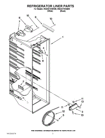 02 - Refrigerator Liner Parts parts for Maytag Refrigerator MSD2573VEB00 from AppliancePartsPros.com
