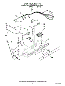 11 - Control Parts parts for Maytag Refrigerator MSD2573VEB00 from AppliancePartsPros.com