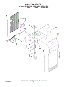 09 - Air Flow Parts parts for Maytag Refrigerator ASD2524VEW02 from AppliancePartsPros.com