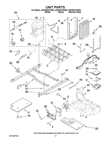 11 - Unit Parts parts for Maytag Refrigerator ASD2524VES02 from AppliancePartsPros.com
