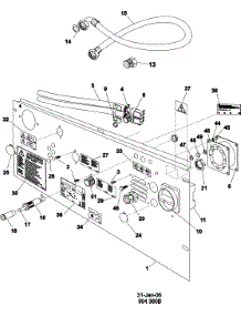 07 - Rear Panel parts for Maytag Washer MFS35PNFTS from AppliancePartsPros.com