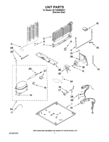 04 - Unit Parts parts for Maytag Refrigerator M1TXEMMWS01 from AppliancePartsPros.com