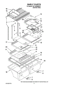 06 - Shelf Parts parts for Maytag Refrigerator M1TXEMMWS01 from AppliancePartsPros.com