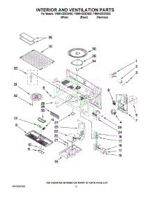03 - Interior And Ventilation Parts parts for Maytag Microwave YMMV4203DB00 from AppliancePartsPros.com