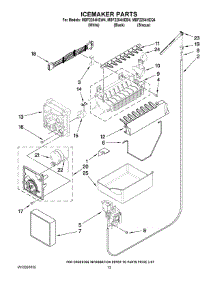 08 - Icemaker Parts parts for Maytag Refrigerator MBF2254HEB4 from AppliancePartsPros.com