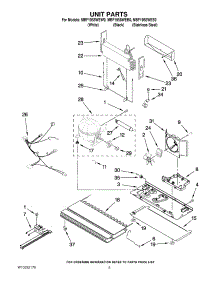 06 - Unit Parts parts for Maytag Refrigerator MBF1958WEW0 from AppliancePartsPros.com