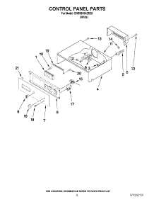 05 - Control Panel Parts parts for Maytag Oven CWE5800ACE28 from AppliancePartsPros.com
