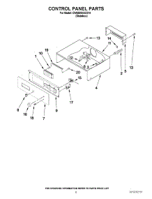 05 - Control Panel Parts parts for Maytag Oven CWE5800ACS14 from AppliancePartsPros.com