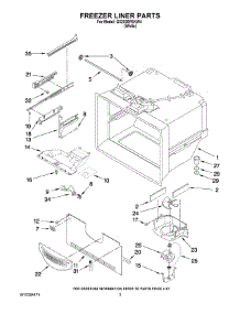 02 - Freezer Liner Parts parts for Maytag Refrigerator G32026PEKW4 from AppliancePartsPros.com