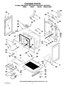 03 - Chassis Parts parts for Maytag Range MER7662WQ1 from AppliancePartsPros.com
