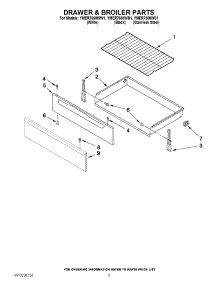 04 - Drawer & Broiler Parts parts for Maytag Range YMER7660WB1 from AppliancePartsPros.com