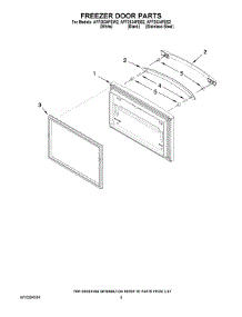 03 - Freezer Door Parts parts for Maytag Refrigerator AFF2534FEB2 from AppliancePartsPros.com
