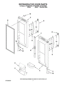 05 - Refrigerator Door Parts parts for Maytag Refrigerator AFF2534FEB2 from AppliancePartsPros.com