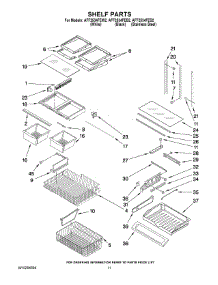 07 - Shelf Parts parts for Maytag Refrigerator AFF2534FES2 from AppliancePartsPros.com