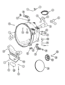 08 - Outer Tub parts for Maytag Washer MAH3000AAW from AppliancePartsPros.com