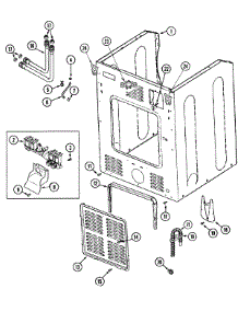 03 - Cabinet-Rear parts for Maytag Washer MAH4000BWQ from AppliancePartsPros.com