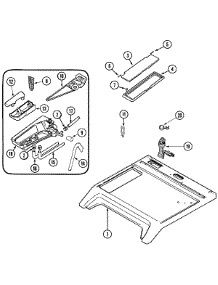10 - Top parts for Maytag Washer MAH4000BWQ from AppliancePartsPros.com