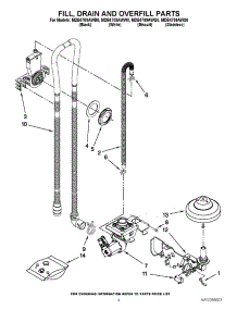 04 - Fill, Drain And Overfill Parts parts for Maytag Dishwasher MDB4709AWW0 from AppliancePartsPros.com