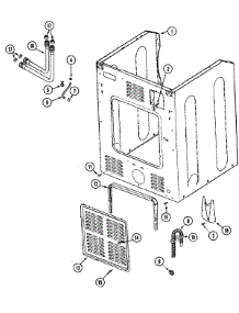 03 - Cabinet-Rear parts for Maytag Washer MAH5500BWQ from AppliancePartsPros.com