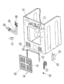 03 - Cabinet - Rear parts for Maytag Washer MAH55FLBWQ from AppliancePartsPros.com