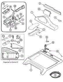 04 - Control Panel & Top parts for Maytag Washer MAH7500AWQ from AppliancePartsPros.com