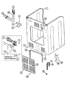 03 - Cabinet-Rear parts for Maytag Washer MAH7500AWW from AppliancePartsPros.com