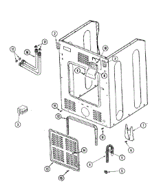 03 - Cabinet-Rear parts for Admiral Washer MAH7550AAW from AppliancePartsPros.com