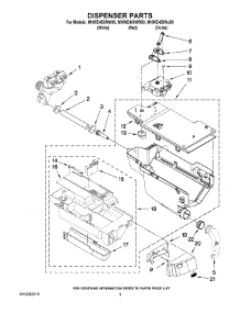 04 - Dispenser Parts parts for Maytag Washer MHWE450WW00 from AppliancePartsPros.com