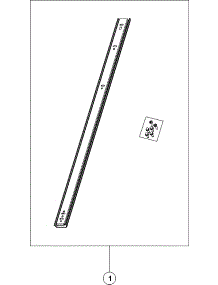02 - Slide Assembly parts for Maytag Laundry Accessories MAL1800AXM from AppliancePartsPros.com