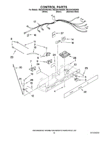 10 - Control Parts parts for Maytag Refrigerator MSD2553WEW00 from AppliancePartsPros.com