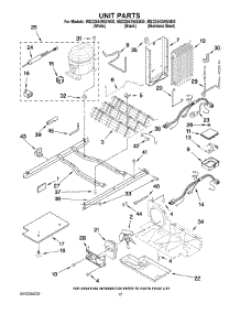 11 - Unit Parts parts for Maytag Refrigerator MSD2553WEB00 from AppliancePartsPros.com