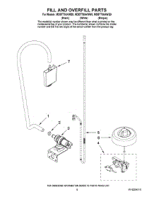 06 - Fill And Overfill Parts parts for Maytag Dishwasher MDBTT60AWQ0 from AppliancePartsPros.com