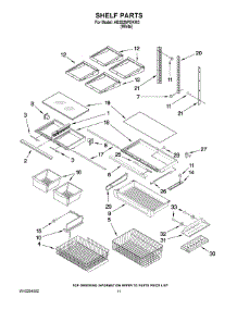 06 - Shelf Parts parts for Maytag Refrigerator AB2526PEKW3 from AppliancePartsPros.com