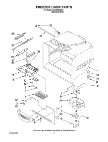 02 - Freezer Liner Parts parts for Maytag Refrigerator AFD2535FES3 from AppliancePartsPros.com