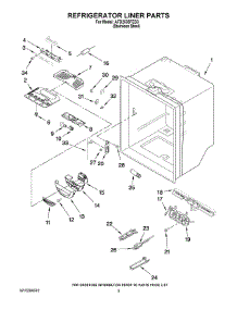03 - Refrigerator Liner Parts parts for Maytag Refrigerator AFD2535FES3 from AppliancePartsPros.com